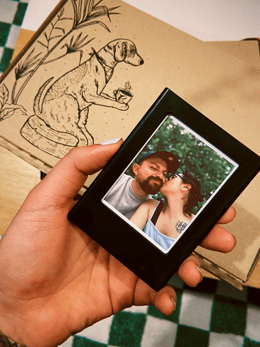 Foto polaroid + marco imantado