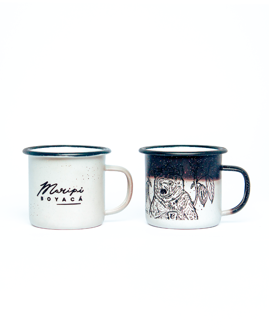 Taza peltre Oso