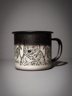 Taza peltre Oso