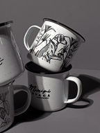 Taza de peltre Perrito